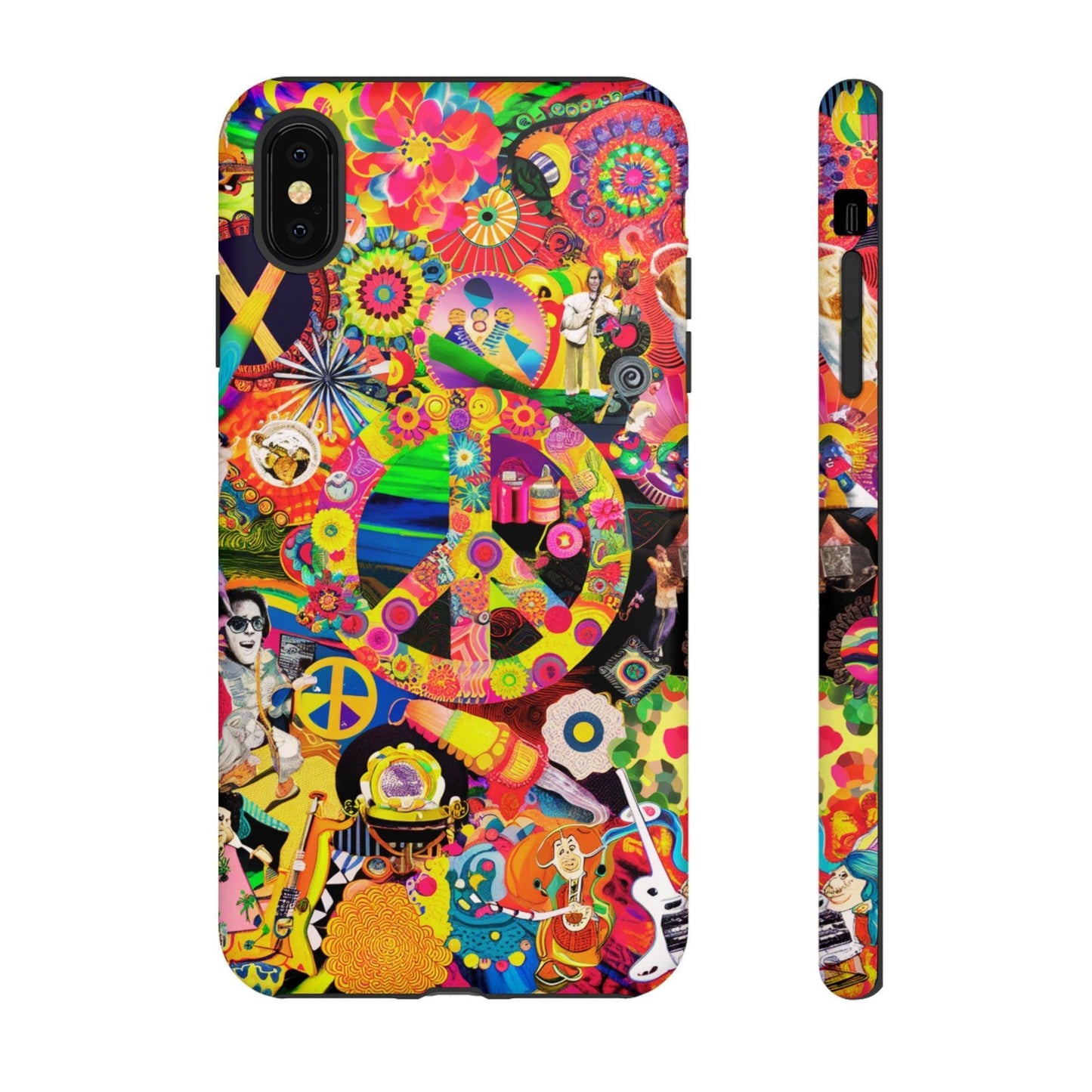 Tough Phone Case :" Eclectic Elegance Phone Case Collection" ( Hippie Style patterns)