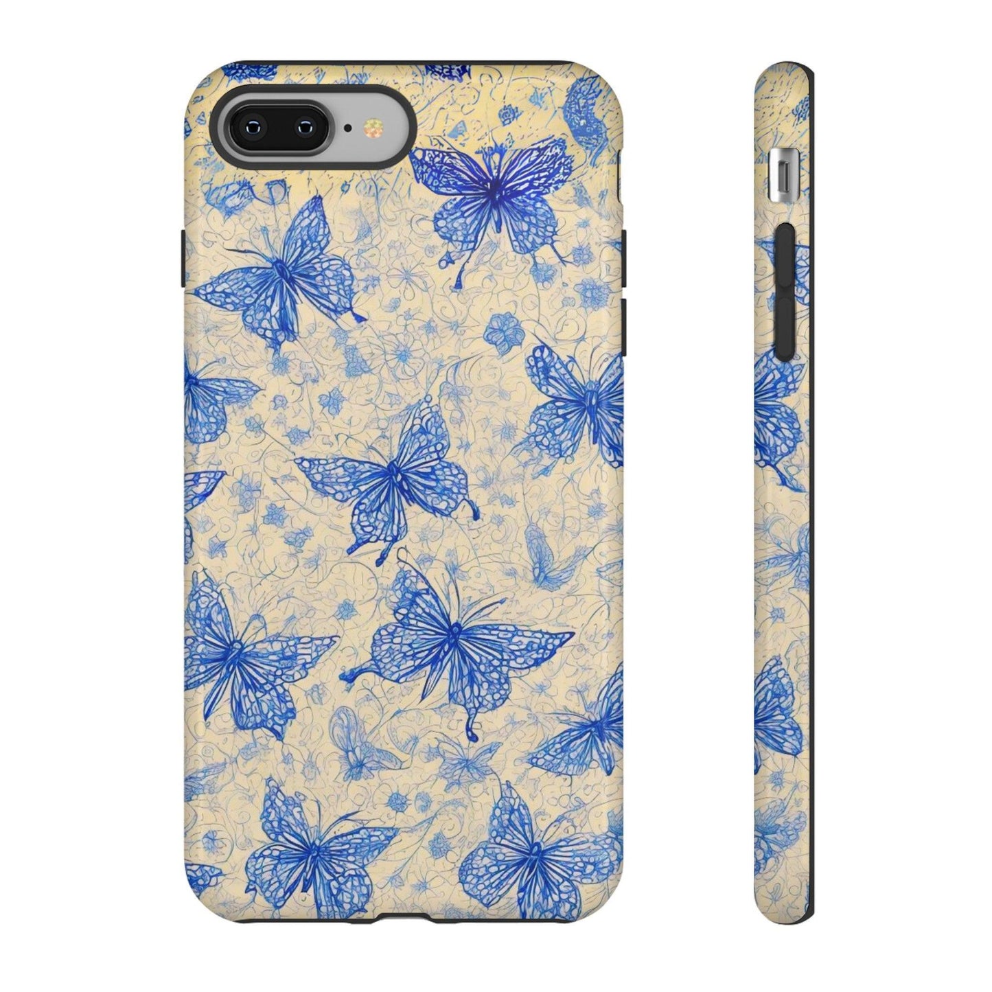 Tough Cellphone Case :" Eclectic Elegance Phone Case Collection" ( Butterflies patterns)